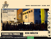 Tablet Screenshot of bergbier.de